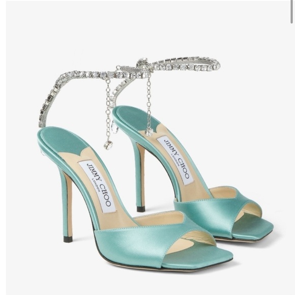 Jimmy Choo Saeda Sandal green - Picture 3 of 6